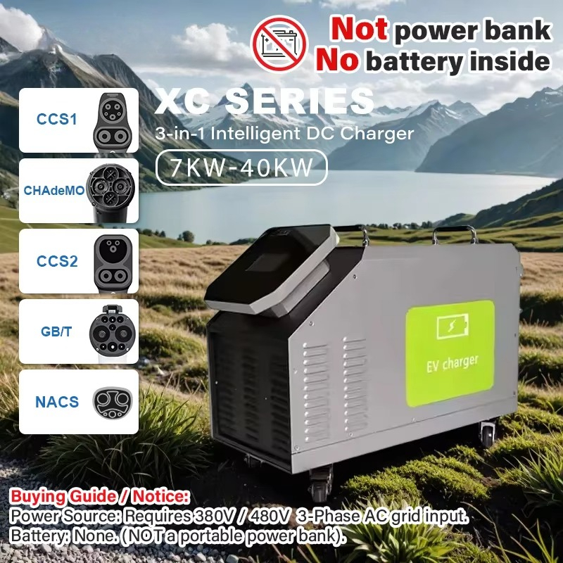 480V 3 Phase AC Power Input 7k - Portable Dc Fast Charger 20Kw Ccs2 review and price