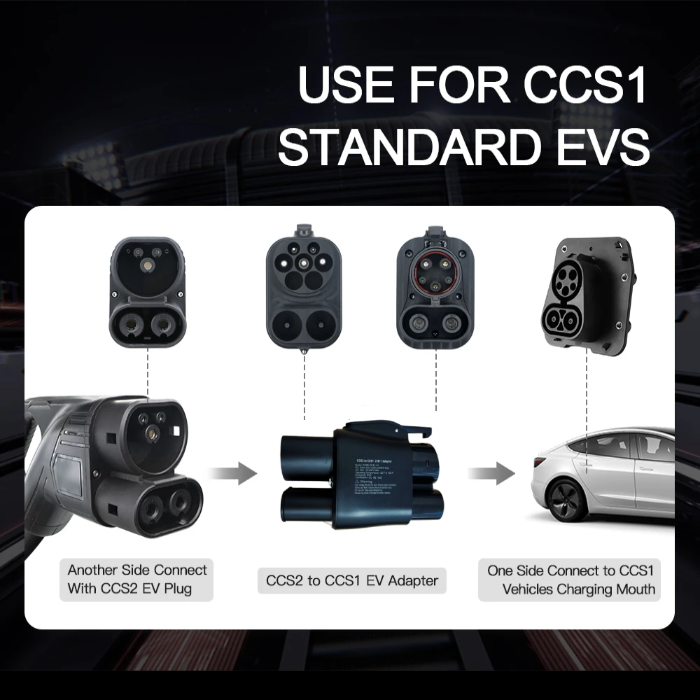 EV Adapter CCS2 to CCS1 DC AC  - Ccs2 To Ccs1 Fast Charge Adapter 250Kw review and price