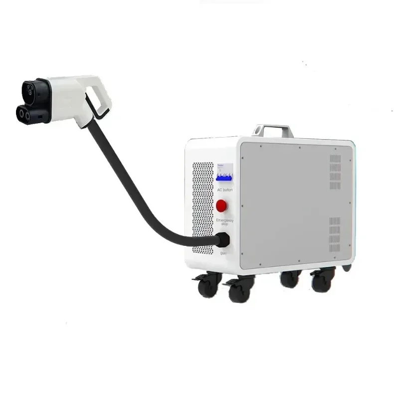 Mobile Ev Charger Single  Port - Portable Dc Fast Charger 20Kw Ccs2 review and price
