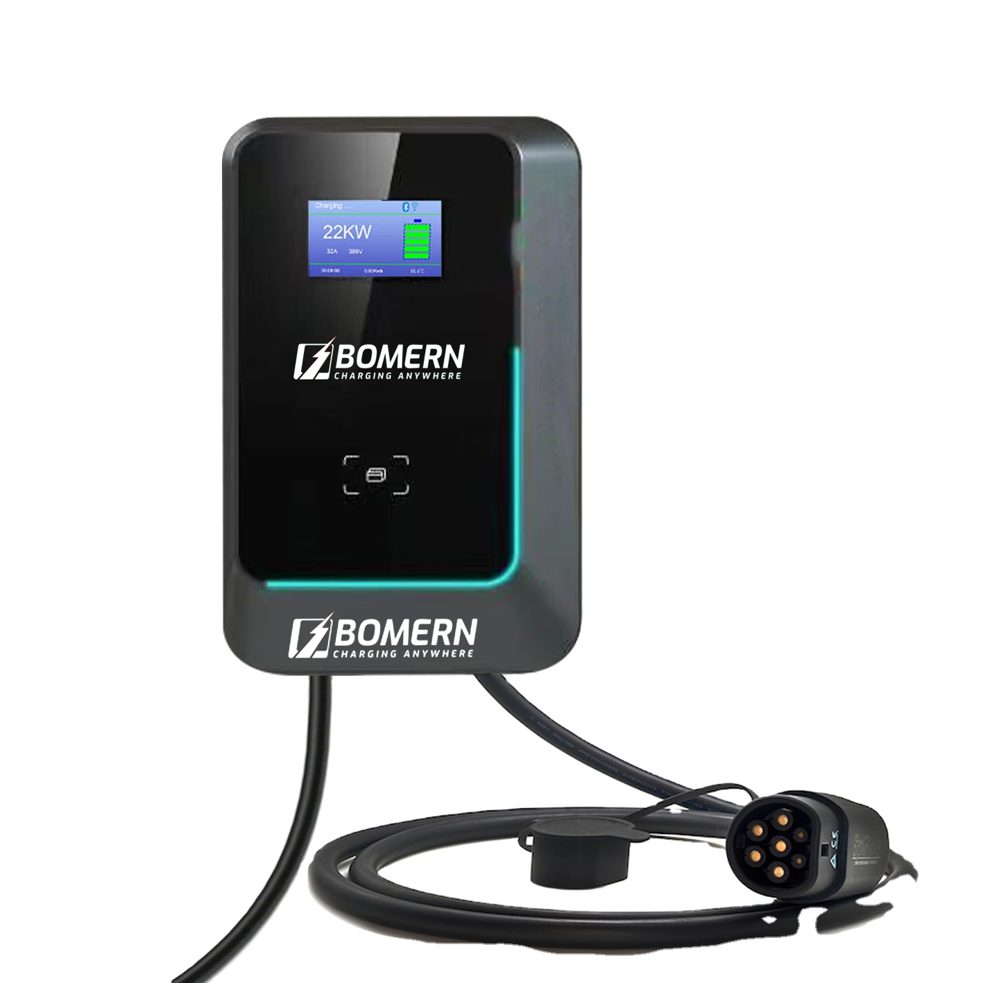 2025 Hot Sale 7kw/11kw/22kw AC - 22Kw Wallbox Type 2 Ocpp Rfid review and price
